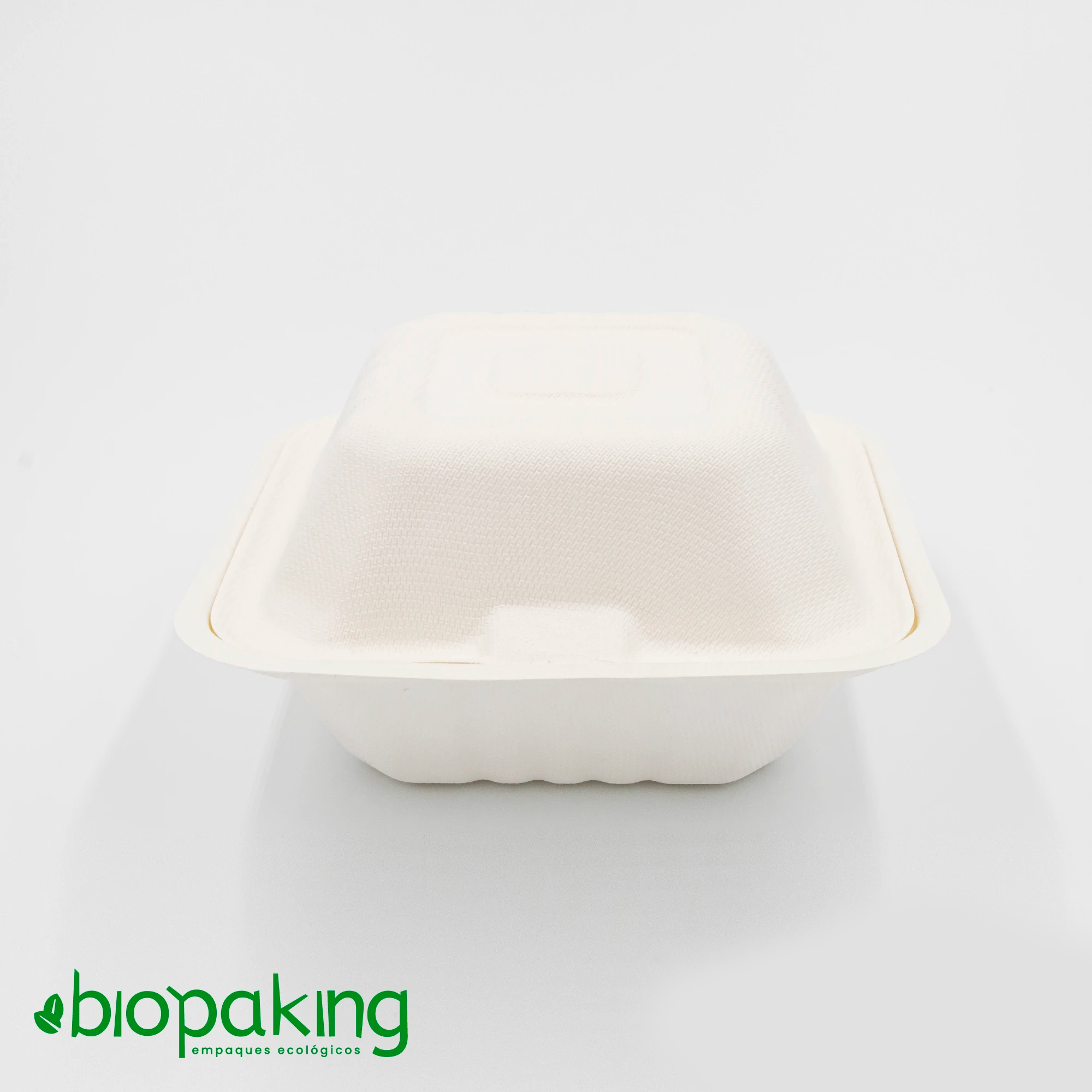 Envase biodegradable CT6 ICB-002 de bagazo de caña para
                  postres y comidas rápidas